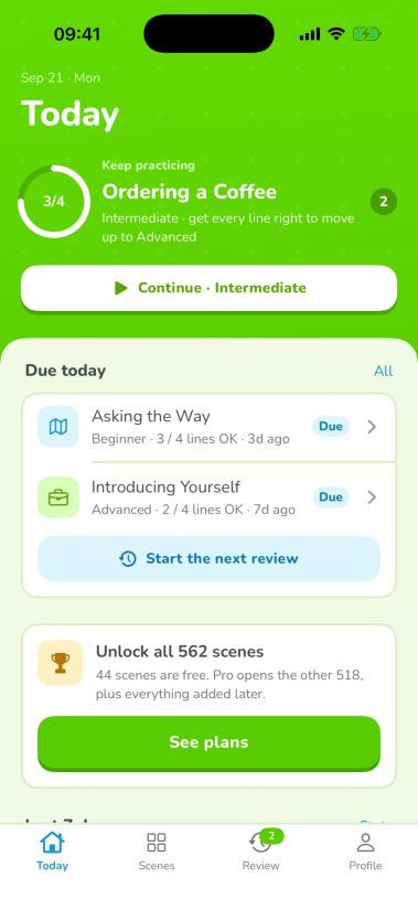 Unscript product screenshot