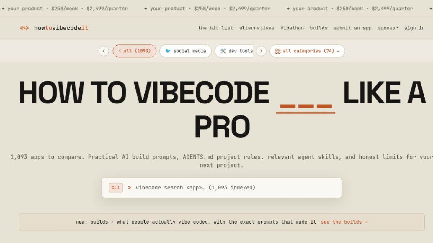 How To Vibecode It product screenshot