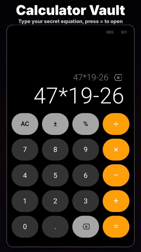 Lock It: Calculator Vault product screenshot