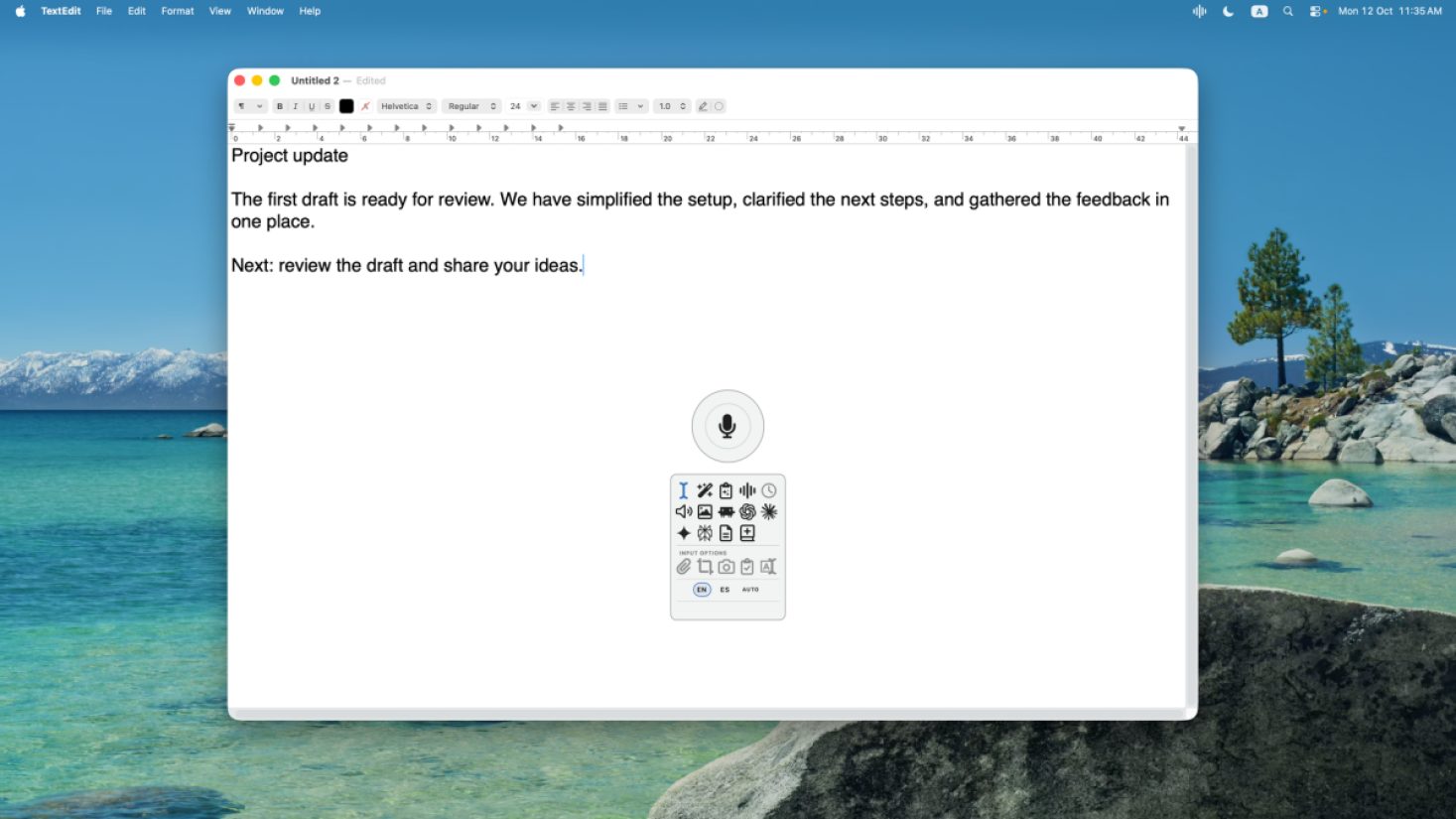 VoiceVibe product screenshot