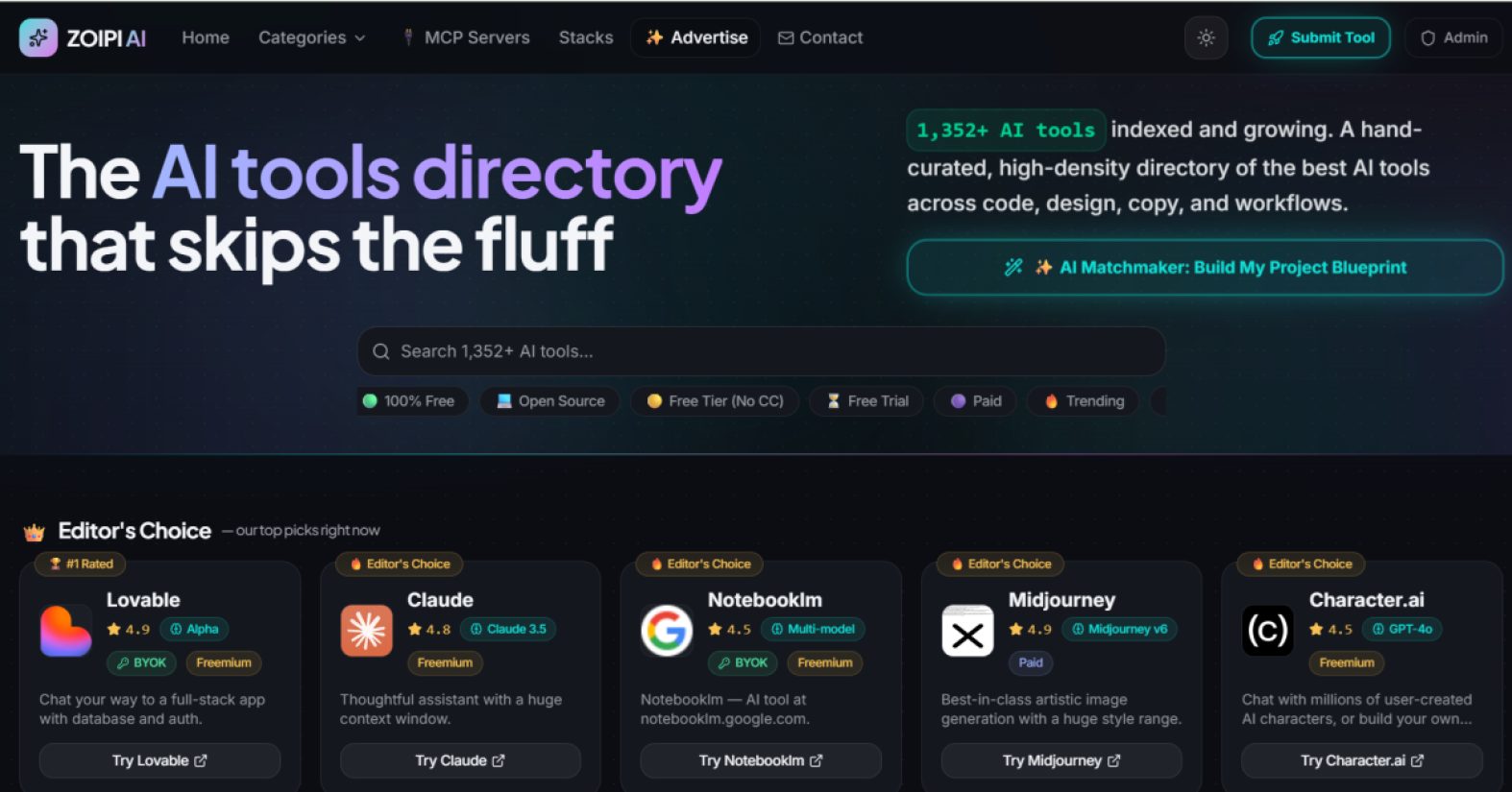 Zoipi AI product screenshot