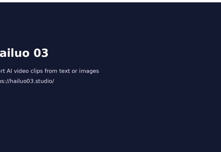 Hailuo 03 screenshot 1