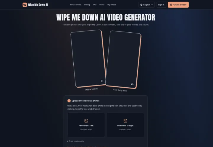 Wipe Me Down AI screenshot 1