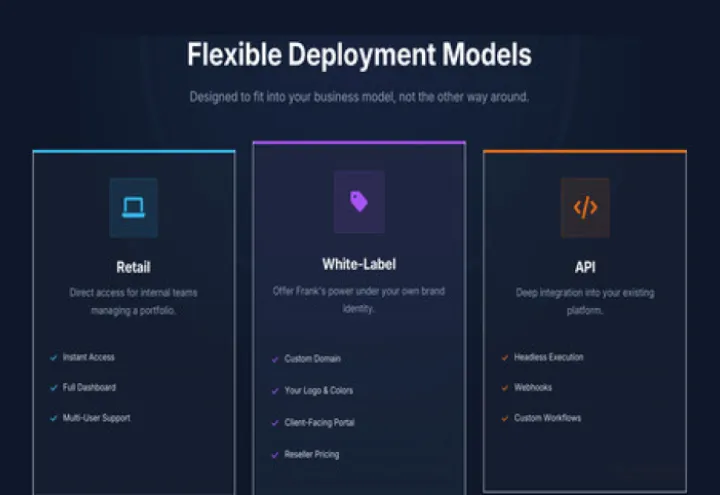 Frank – SEO &amp; AEO Automation for Agencies screenshot 1