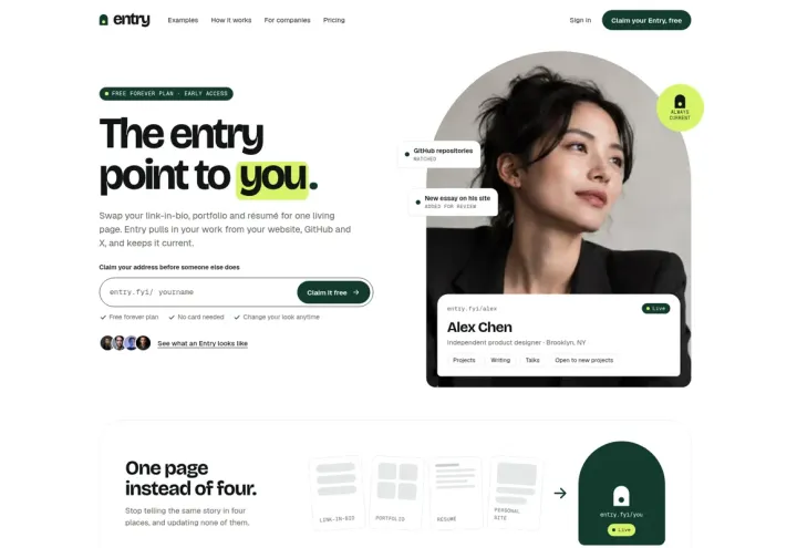 Entry screenshot 1