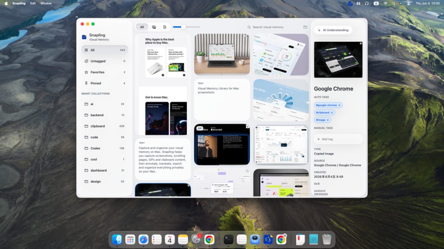 Snapling product screenshot