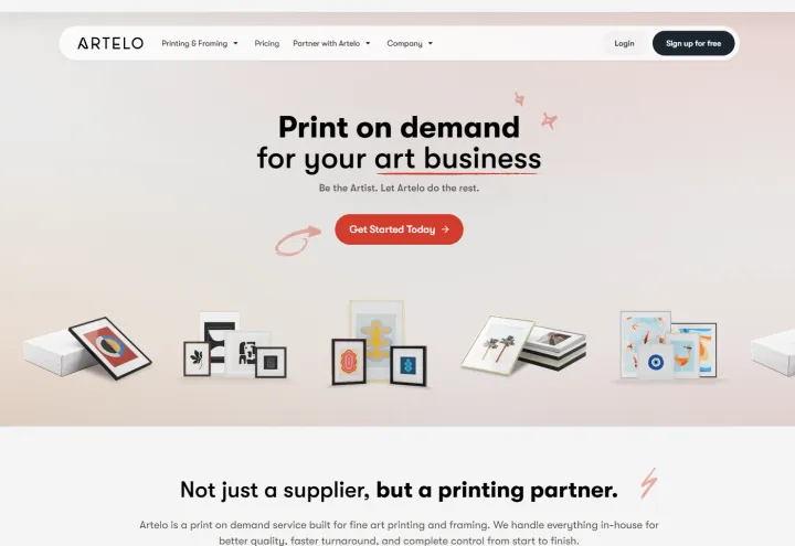 Artelo screenshot 1