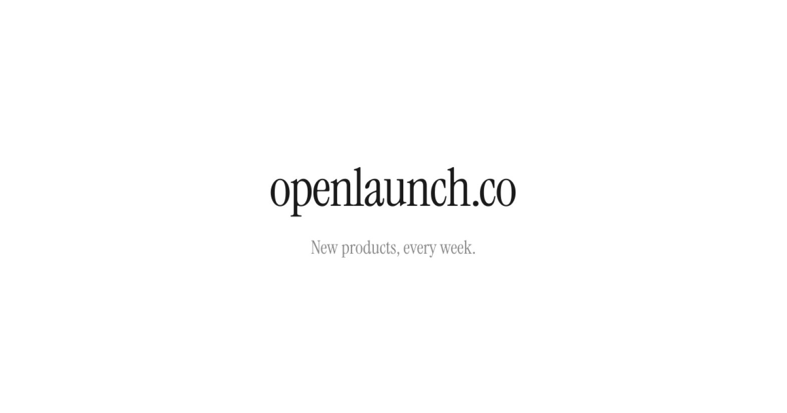 OpenLaunch product screenshot