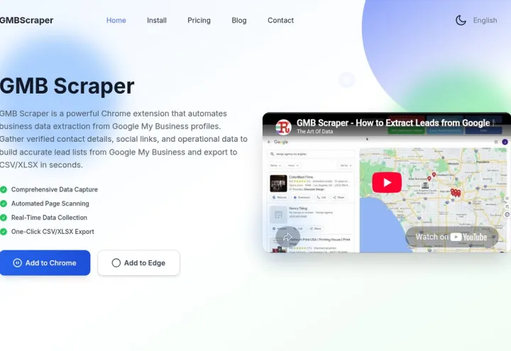 GMB Scraper screenshot 1