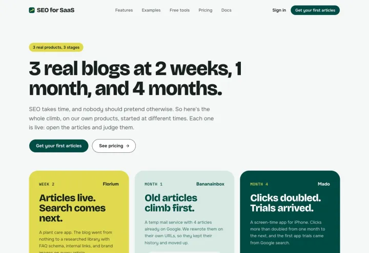 SEO for SaaS screenshot 1