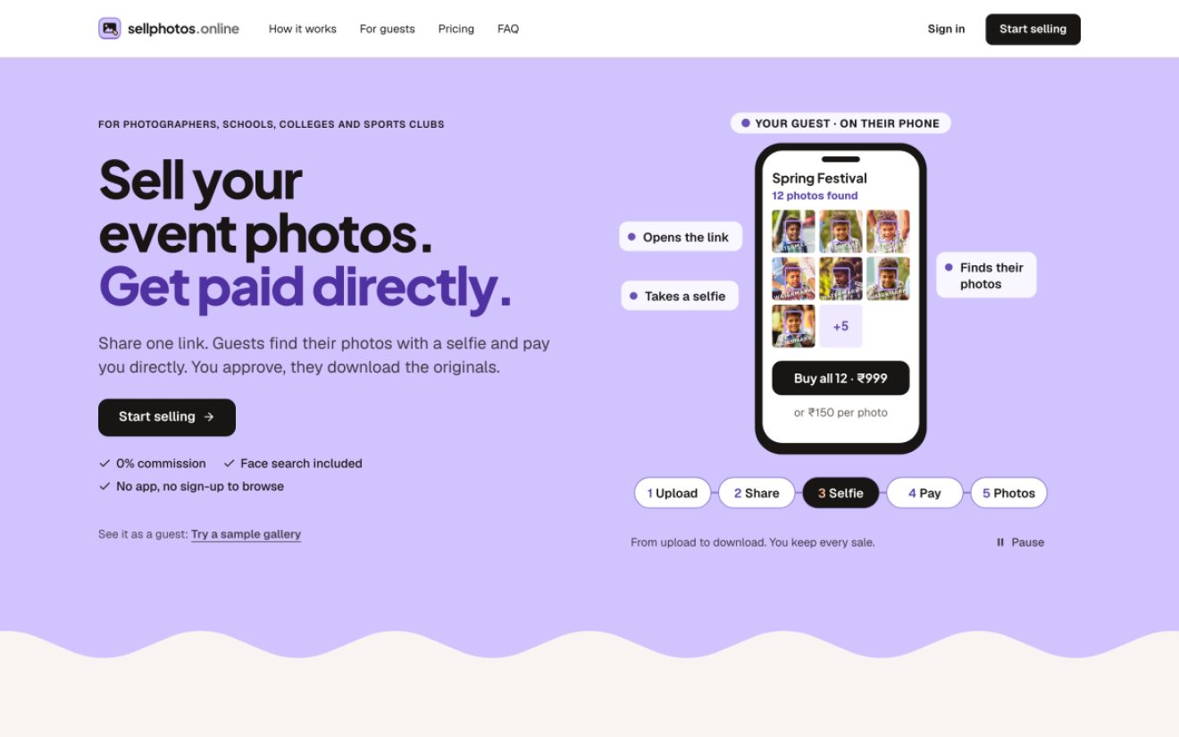 sellphotos.online product screenshot