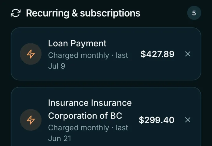 Expense Canary screenshot 2