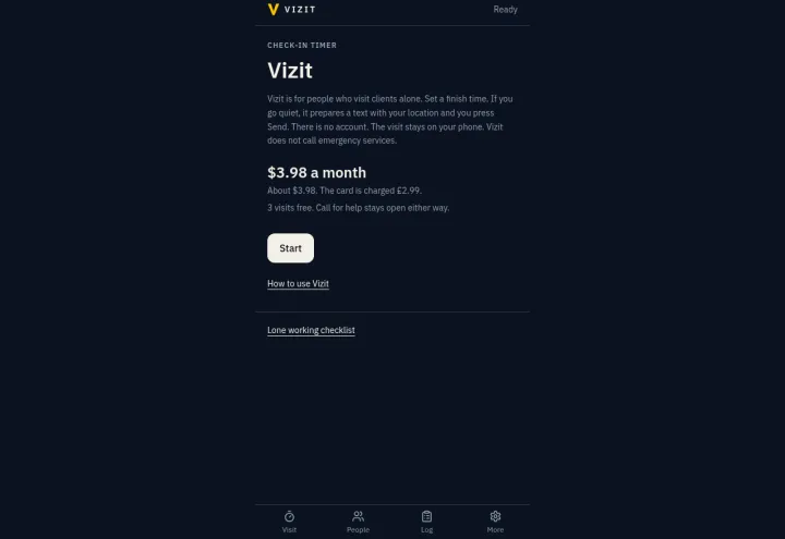 Vizit screenshot 1