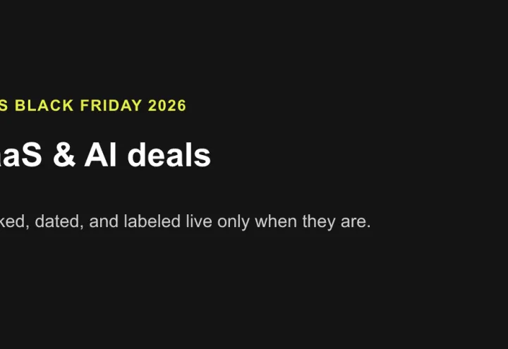 SaaS Black Friday screenshot 1