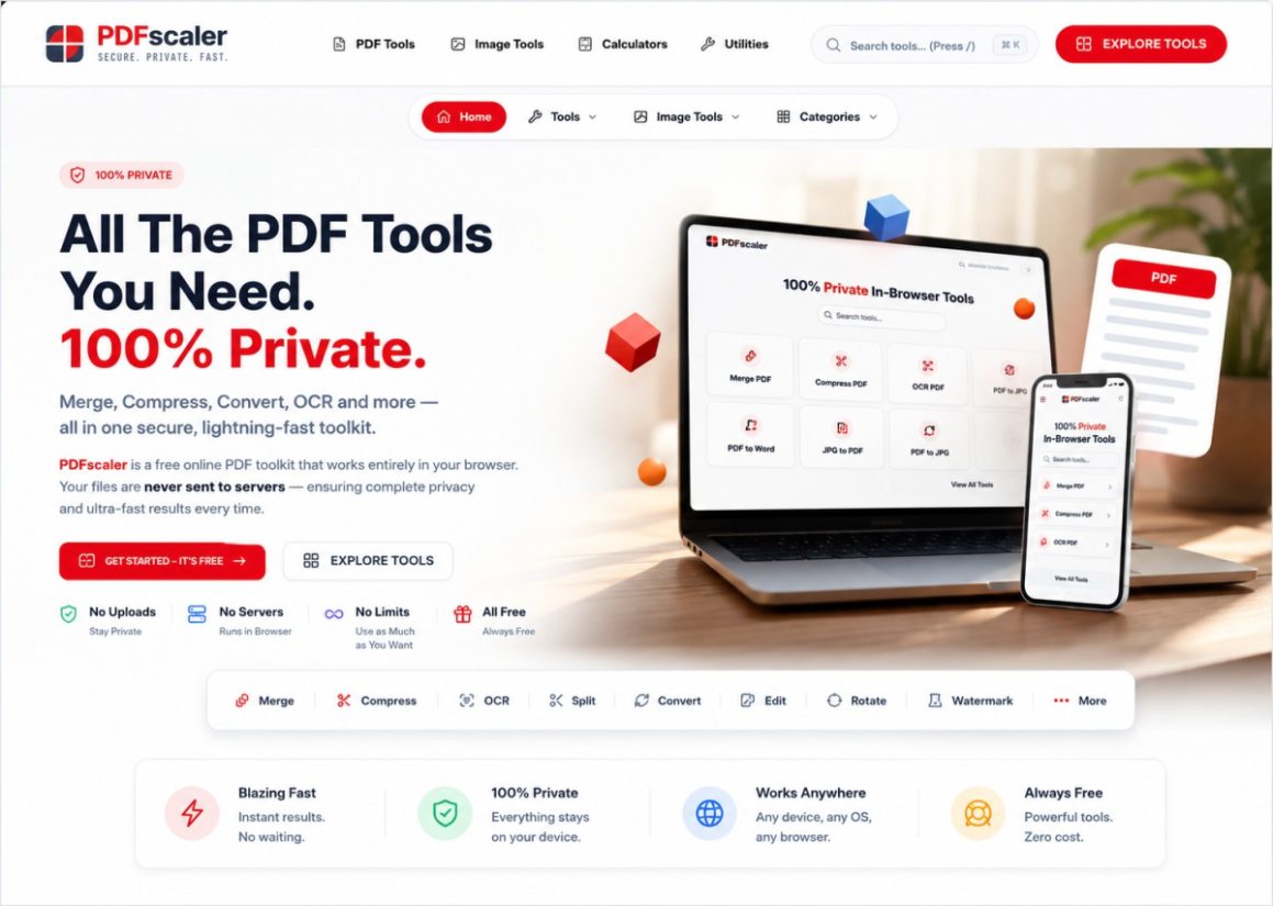 PDFscaler product screenshot