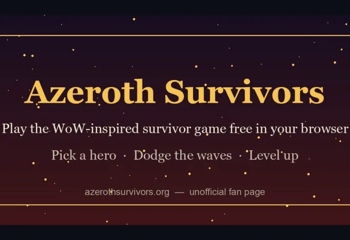Azeroth Survivors screenshot 1
