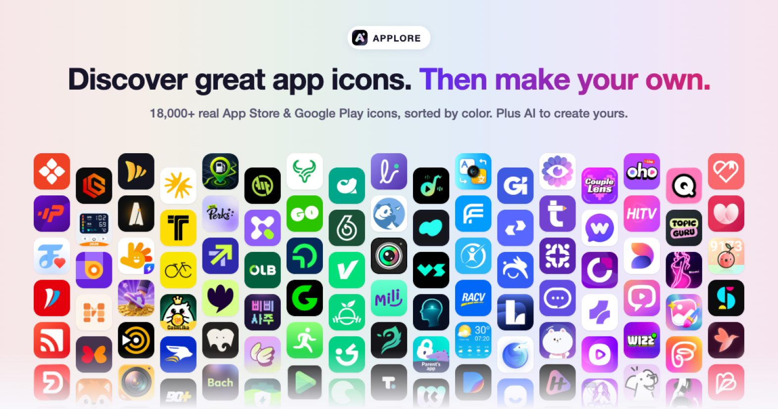APPLORE product screenshot