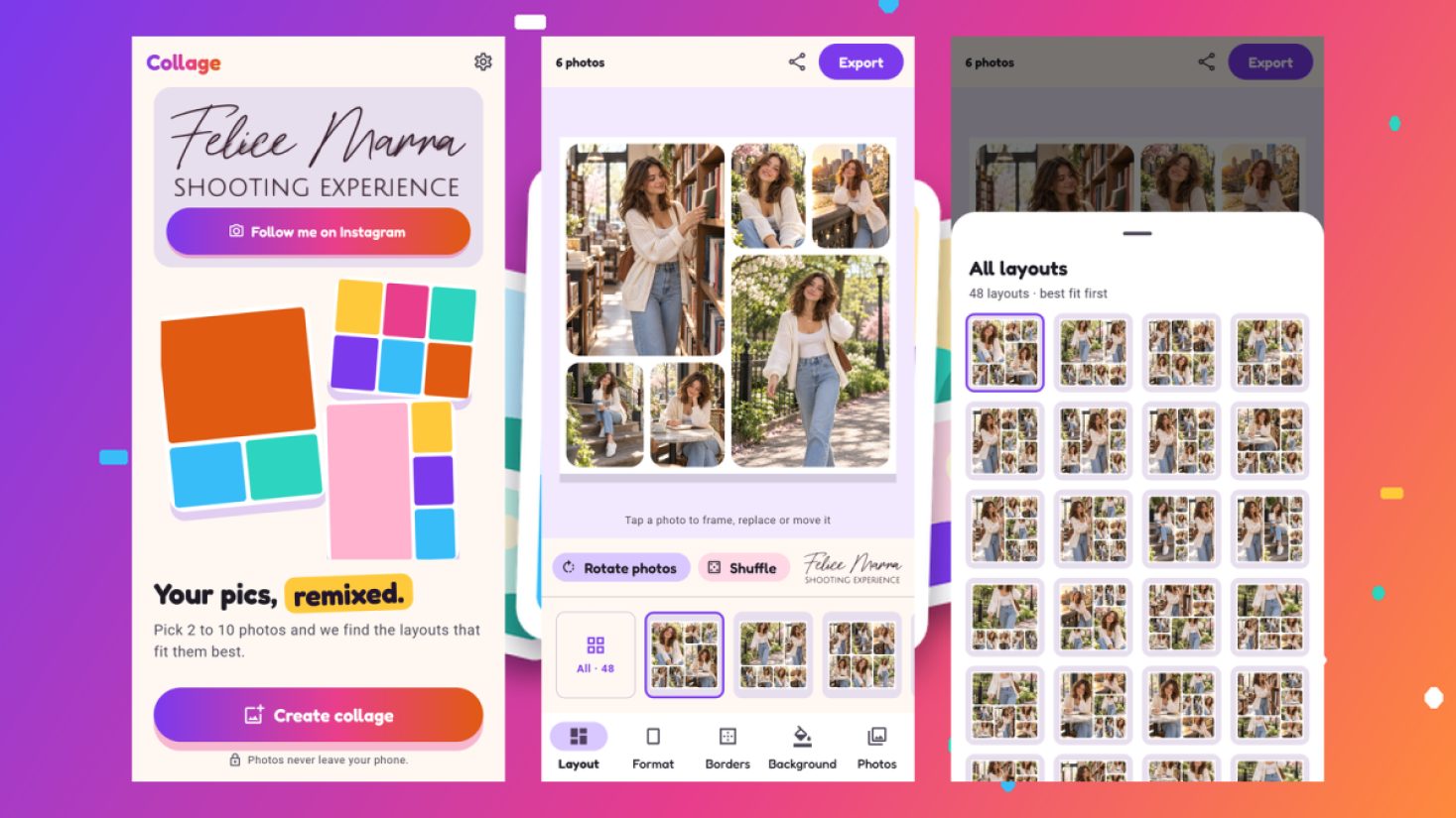 Photo Collage Maker and Grid product screenshot