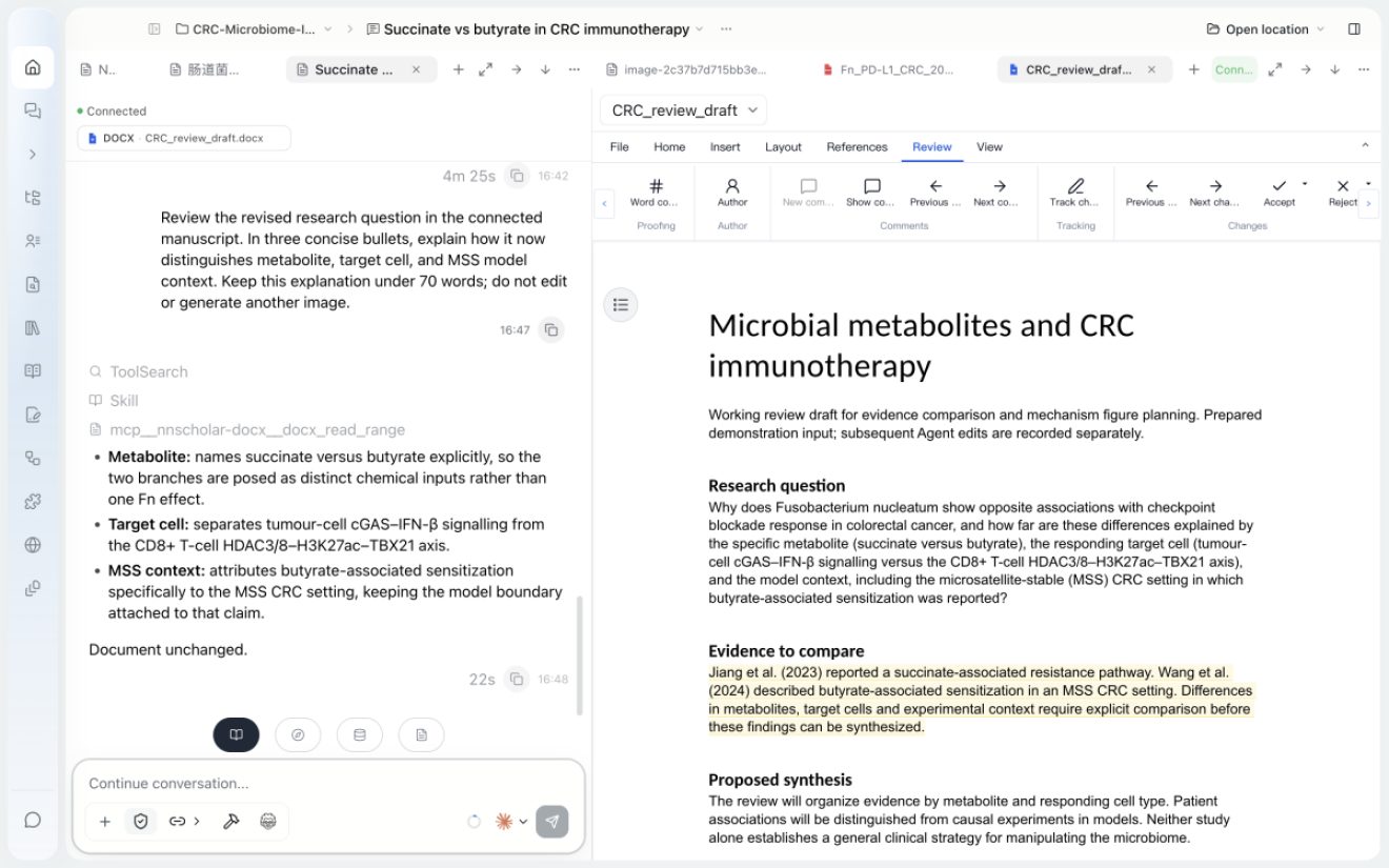 NNScholar product screenshot