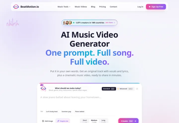 BeatMotion screenshot 1