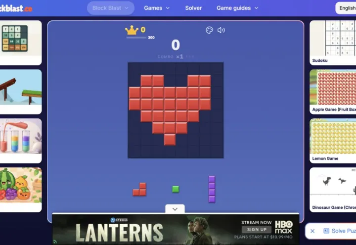 Block Blast — Independent Browser Puzzle screenshot 1