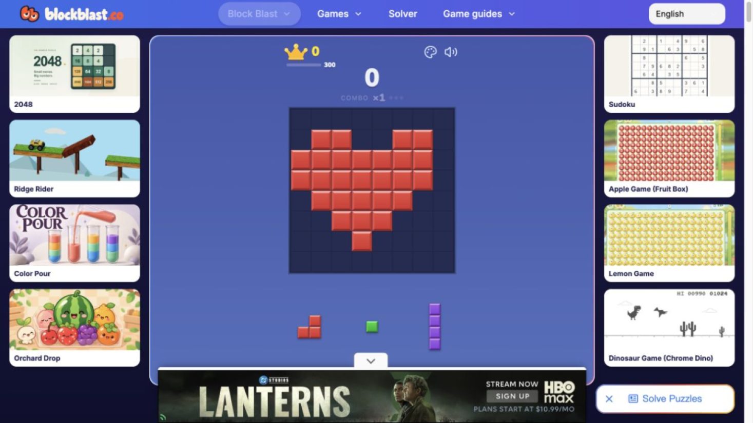 Block Blast — Independent Browser Puzzle product screenshot