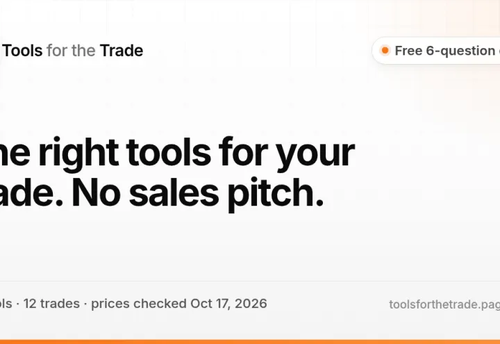 Tools for the Trade screenshot 1