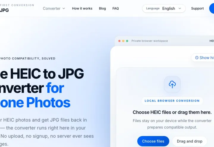 Convert HEIC to JPG screenshot 1