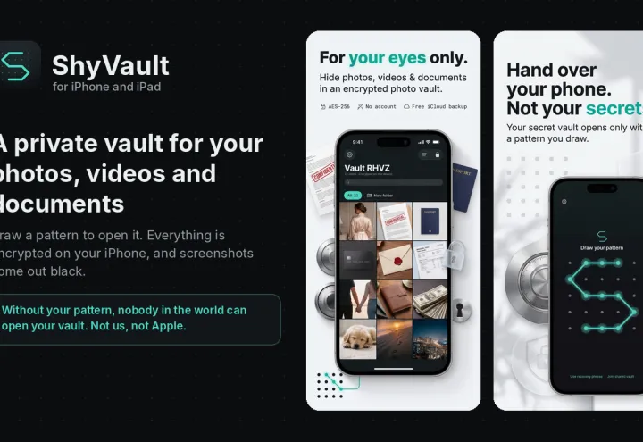 ShyVault screenshot 1